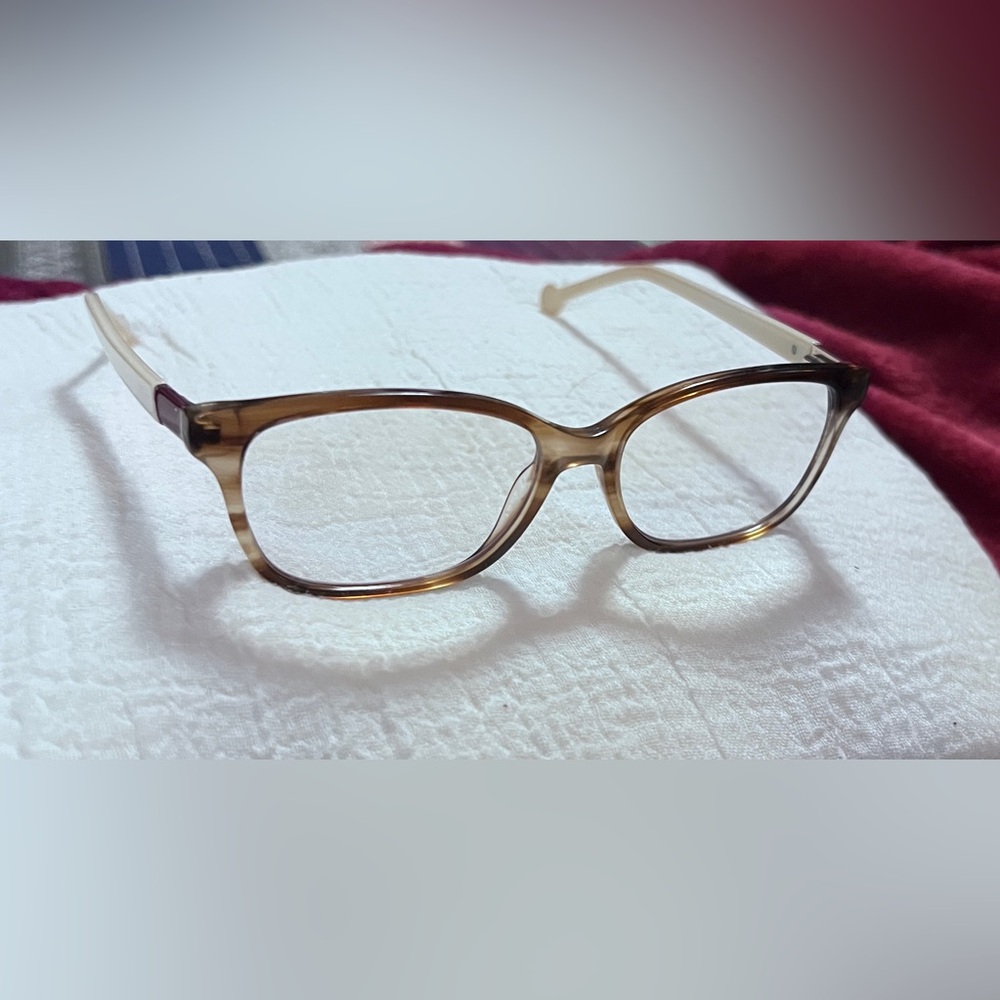 Velenciaga 1.75 Apex Blublock readers, cream and brown tortoise size 54-16-140